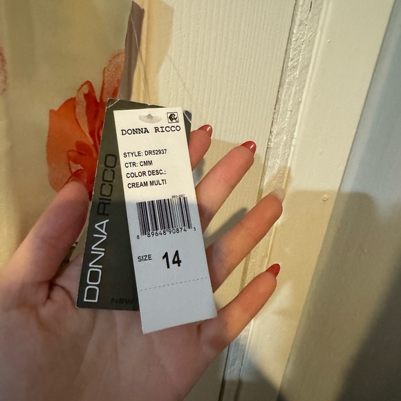 NWT Donna Ricco Floral Dress - Picture 4 of 6